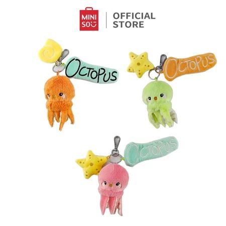 [NEW] Miniso Ocean Series 3.5in. Plush Pendant (3 model berbeda: Octopus) gantungan imut boneka