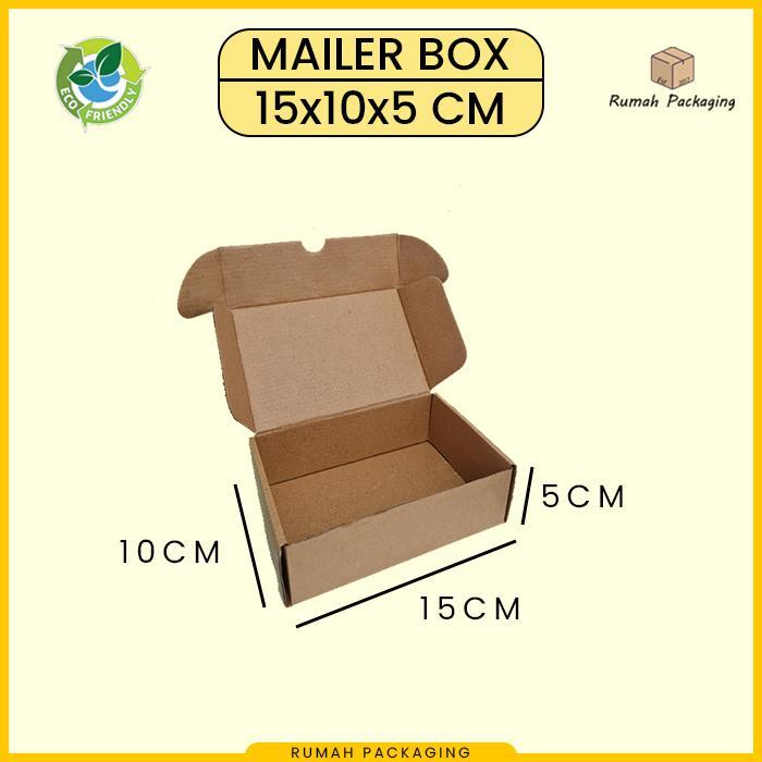 Kardus / Kotak Box Mailer Die Cut Packing Polos 15x10x5 cm