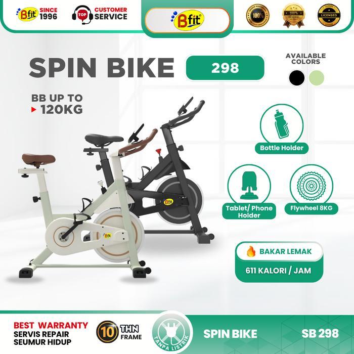 Sepeda Statis BFIT 298 Spin Bike Sepeda Olahraga Cardio Portable Alat Fitness Gym Best Seller