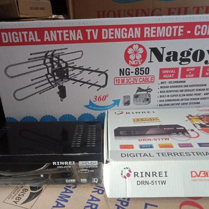 Receiver Digital Plus Antena Digital Bonus Kabel Hdmi Populer