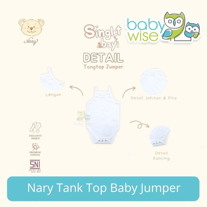 Nary Tank Top Baby Jumper - Singlet Tanktop Jumper Bayi - 3 Pcs