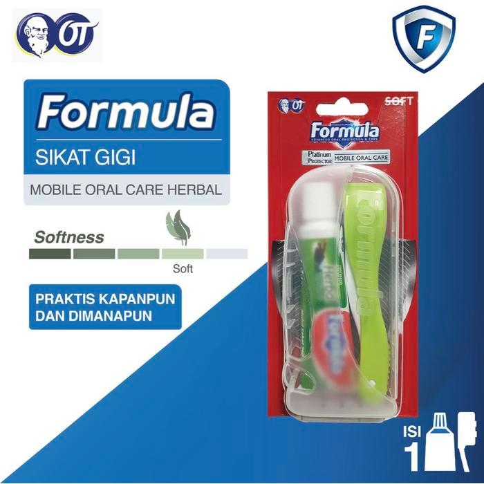 Formula Sikat Gigi Lipat + Odol dengan Box // Formula Sikat Gigi Set
