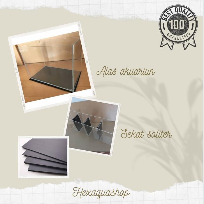 Busa ati alas akuarium soliter tebal 6mm - tatakan aquarium - spon