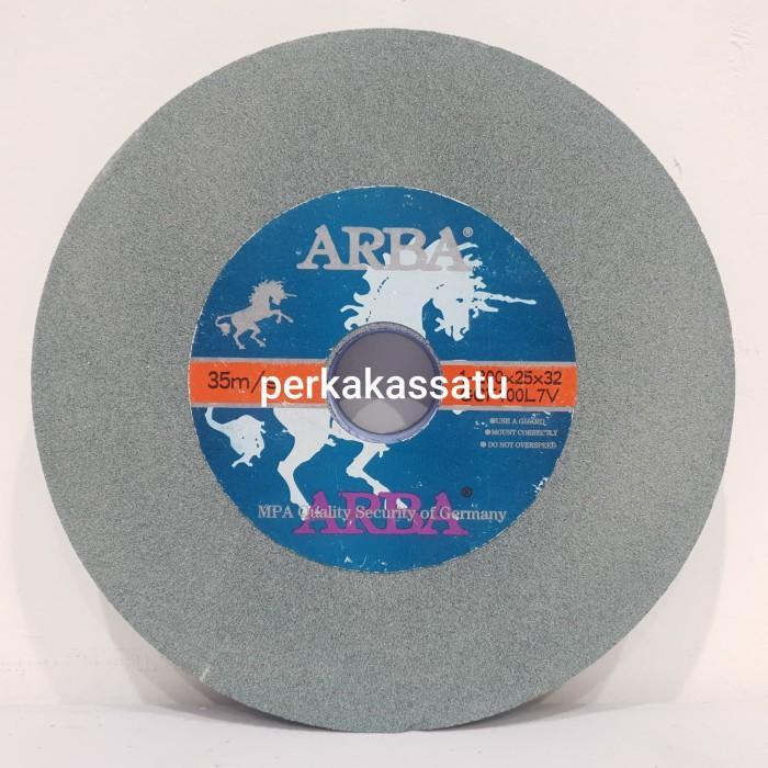 BATU GERINDA DUDUK HALUS 8" X 1" X 1-1/4" GC80 GC100 GC120 HIJAU