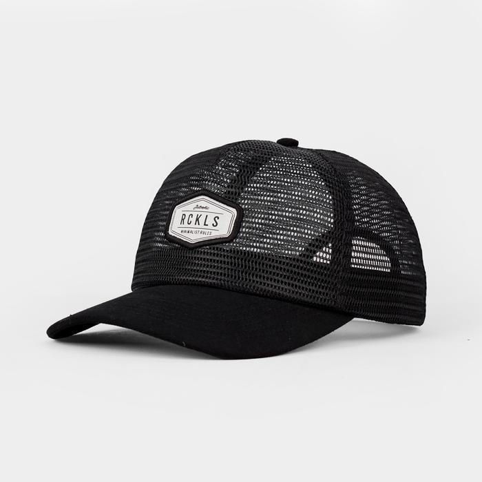Ready RCKLS. Topi Pria Jaring Trucket Topi Trucker Black Topi Baseball Pria