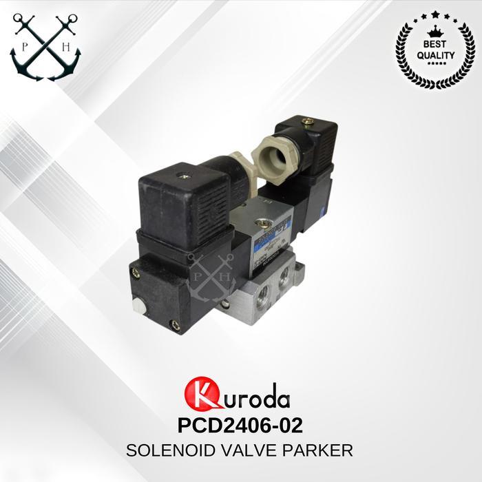Sale Selenoid Valve Pneumatic Parker Kuroda Pcd2406-02 Terlaris