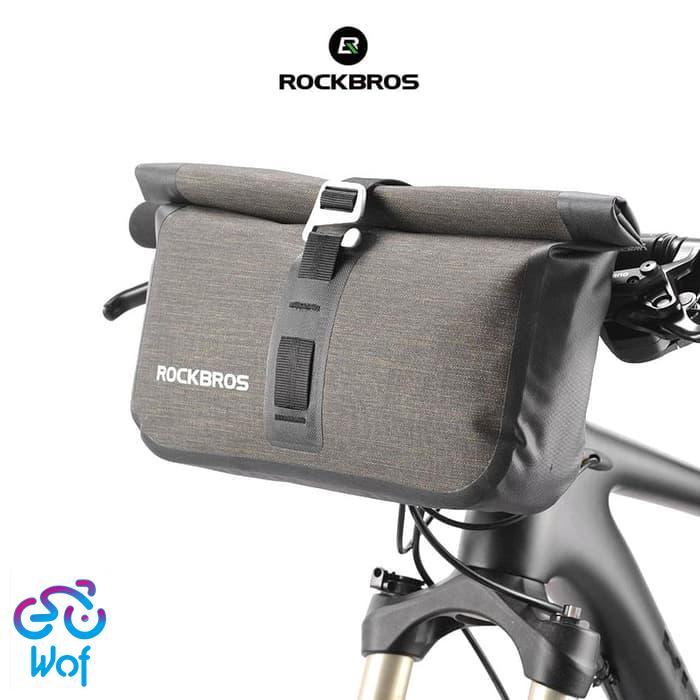 Shimano Bike - Rockbros As-016 Tas Sepeda Bike Front Handlebar Bag - Tas Depan Sepeda
