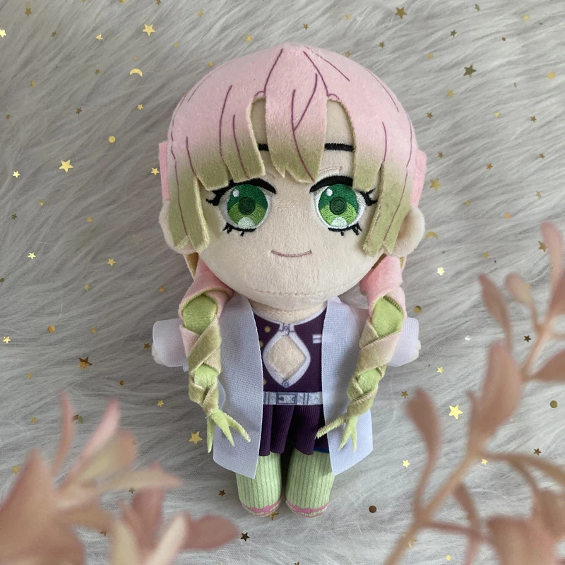 Kanroji Mitsuri Doll Soft Anime Cotton Cartoon 20Cm Kanroji Mitsuri Plusie Toys Holiday Gifts Thday