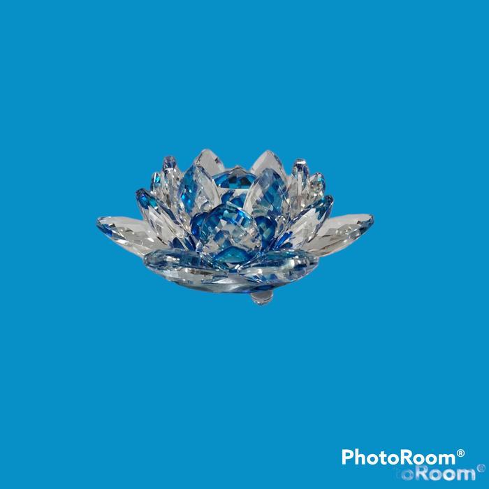 Pajangan Bunga Teratai Kristal Populer