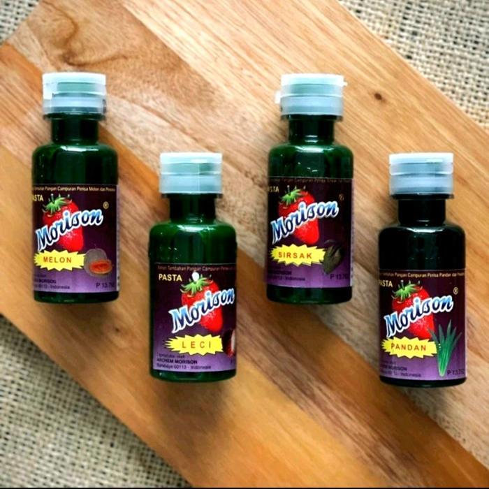 "New" MORISON Pasta perisa pewarna 50ml - ANEKA RASA vanilla cair buat kue buttercream