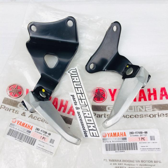 Footstep Foot Step Pijakan Kaki Belakang Set Mio Smile Pnp Sporty Ori