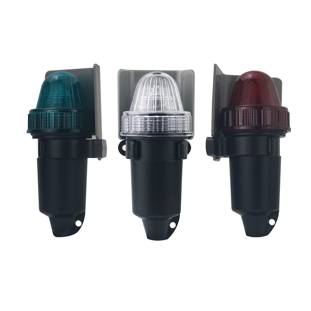 Boat Ship LED Battery Powered Navigation Shallow Port Starboard&Stern Light Set Floating&Waterproof