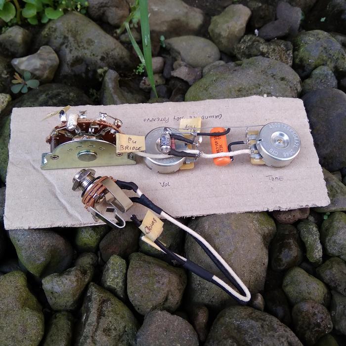 Wiring Gitar CTS 500K HH 3 Way Prewiring Harness - IM