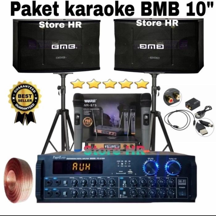 paket karaoke bluetooth 10 inch paket sound system rumah audio