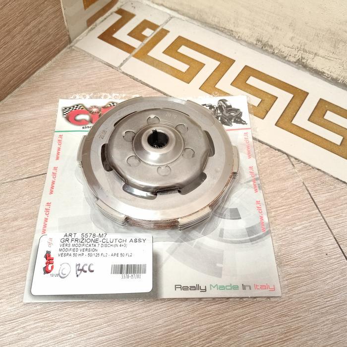 KOPLING SET CIF VESPA SMALLFRAME PTS SPECIAL ORIGINAL ITALY