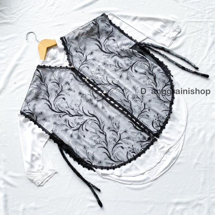 Terbaru Kebaya Kondangan Vest Brokat Model Tile Rompi Brokat Outer Cardigan Brokat Muslim Barang