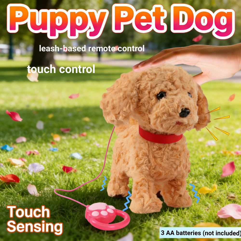 Realistic Robot Puppy Lifelike Sounds Realistic Interactive Puppy Pet Dog Tongue & Licking Motion