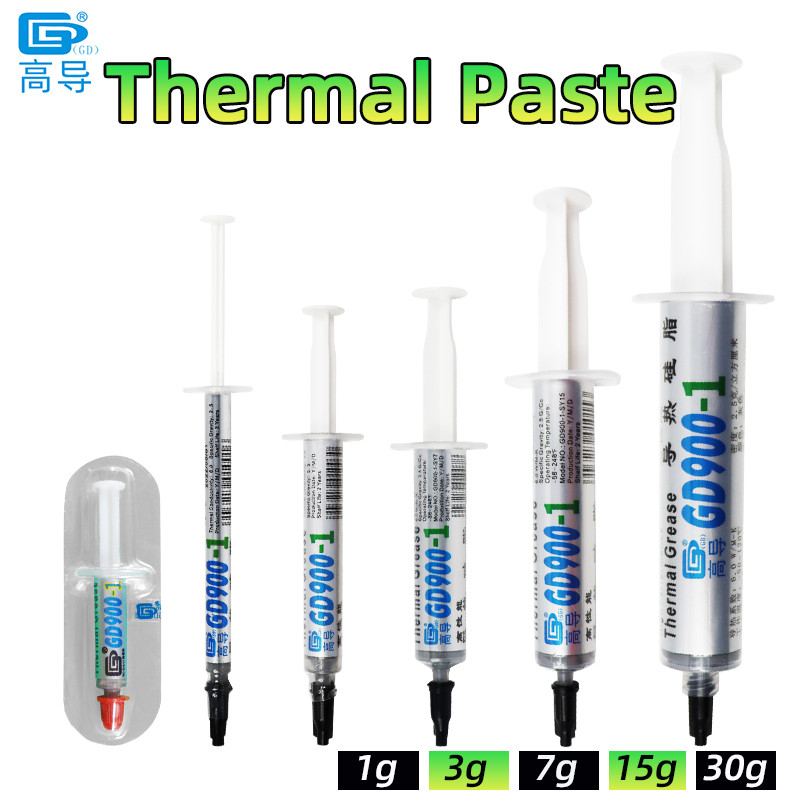 Gd900-1 Thermal Grease Thermal Paste Conduct Heat Sink Compound Plaster 6.0 W/M-K 1/3/7/15/30G For
