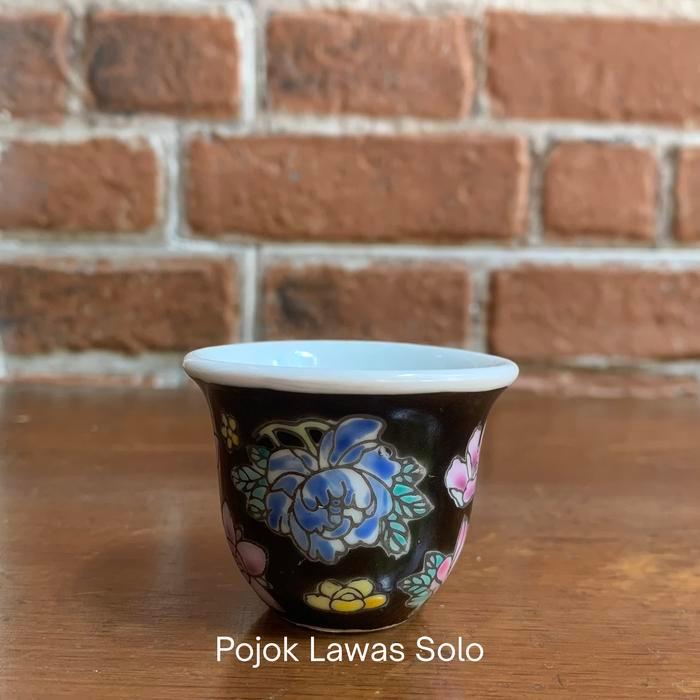 NYONYA WARE Hitam, Cucing T: 3.8cm D: 4cm