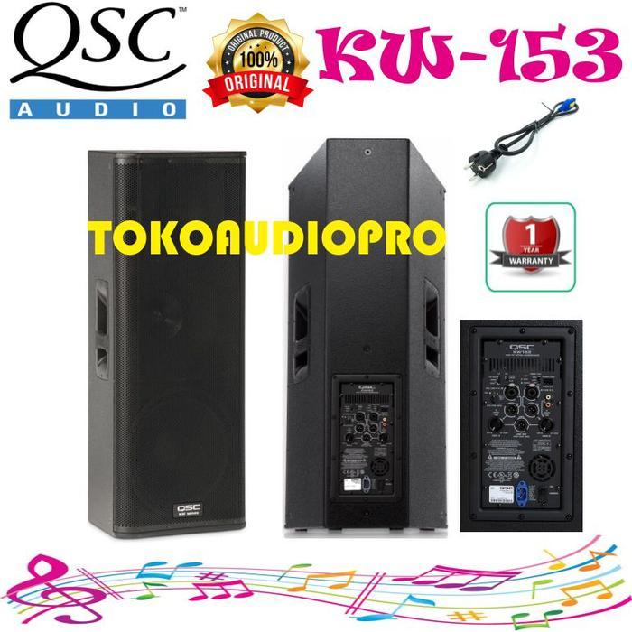 Qsc Kw-153 1000W 15 Inch 3-Way Powered Speaker Aktif Qsc Kw153 Co
