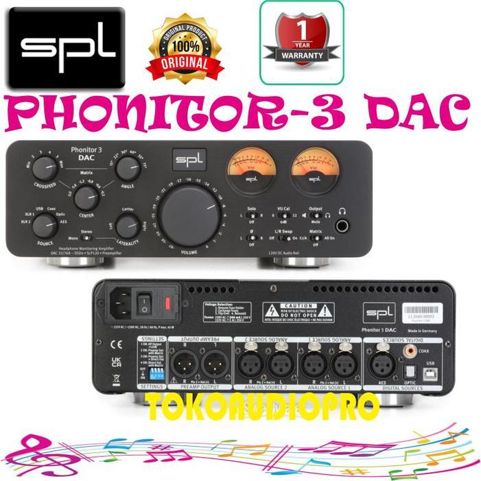 Spl Phonitor 3 Dac Headphone Amplifier And Monitor Controller Soundcard Co