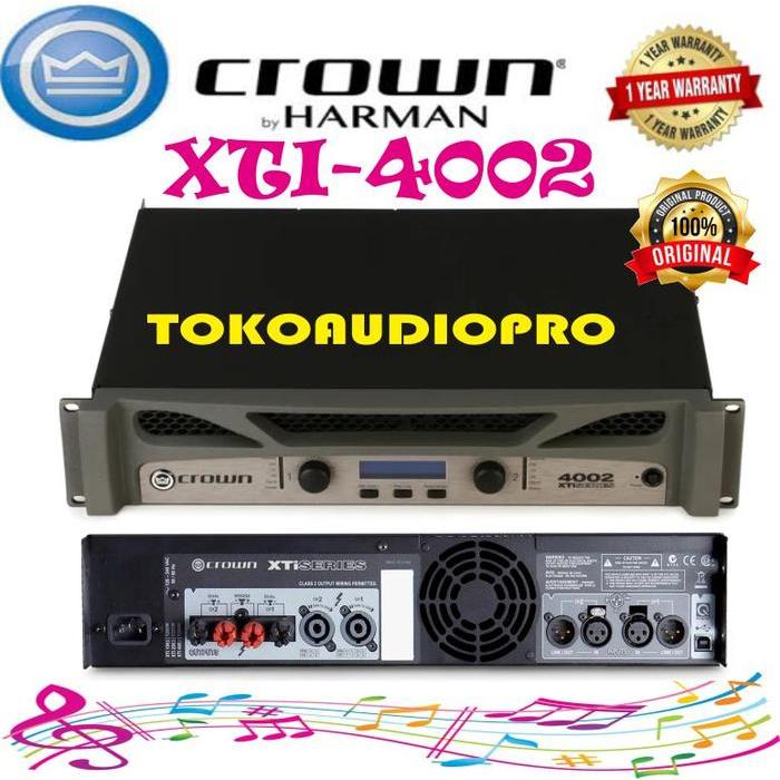 Crown Xti4002 Power Amplifier Crown Xti-4002 Co
