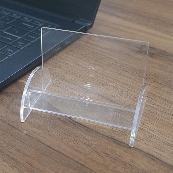 Tempat kartu nama meja / Tempat penyimpanan kartu nama / Tempat kartu nama akrilik / id card Plastik