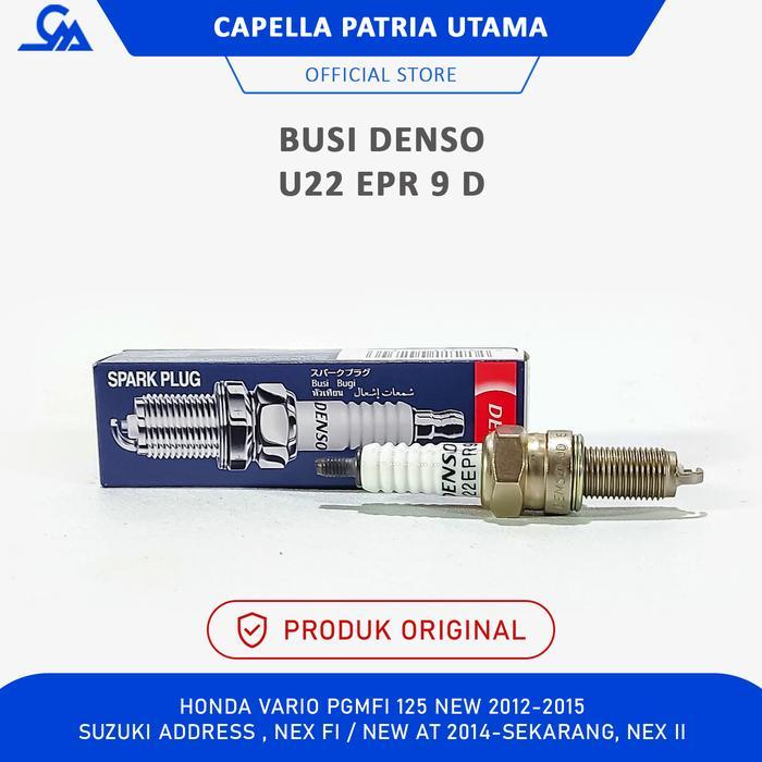 SIAPKIRIM BUSI DENSO U22 EPR 9 D / U22EPR9D VARIO PGMFI 125 NEX AT (VERY) Ready stok