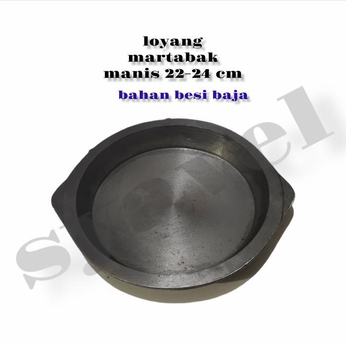 TERBARU loyang martabak manis/bangka 24cm besi cor BISA GOSEND
