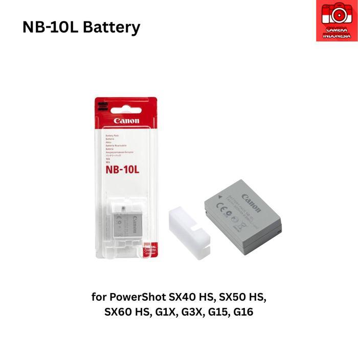 Baterai Canon NB-10L untuk Kamera Canon Powershot SX40/50/60/G15/G16