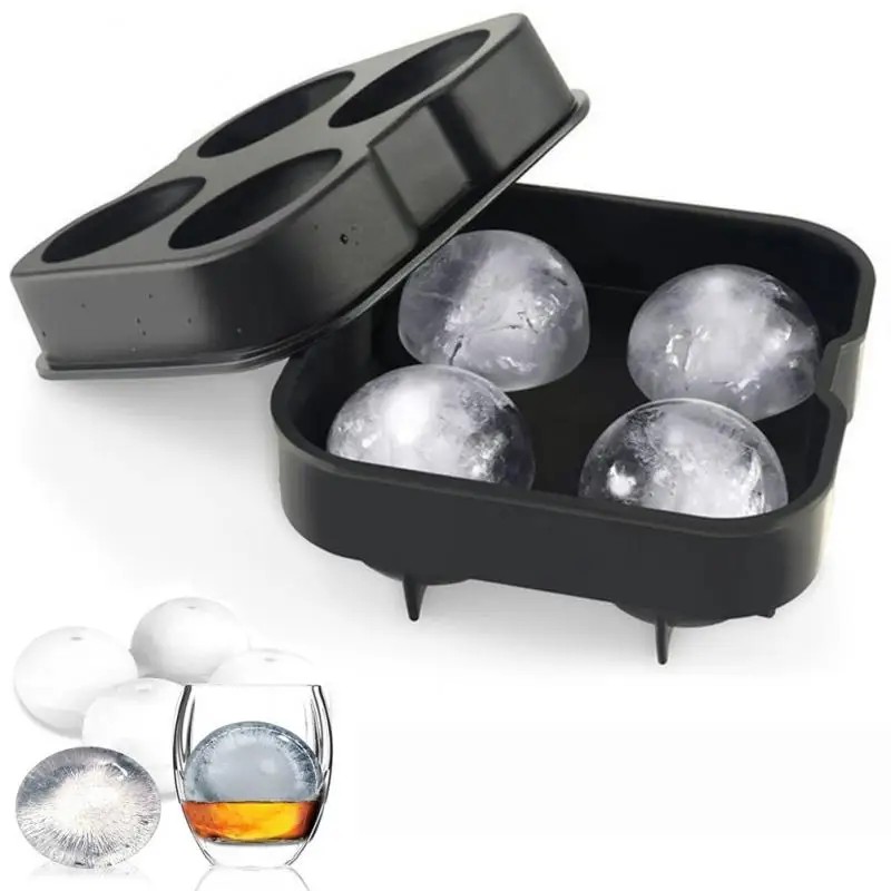 Cube Silicone Ice Cube Tray Big Cube Mold Reusable Mold Ball For Ice Mould Grid Ball Poicle Mold