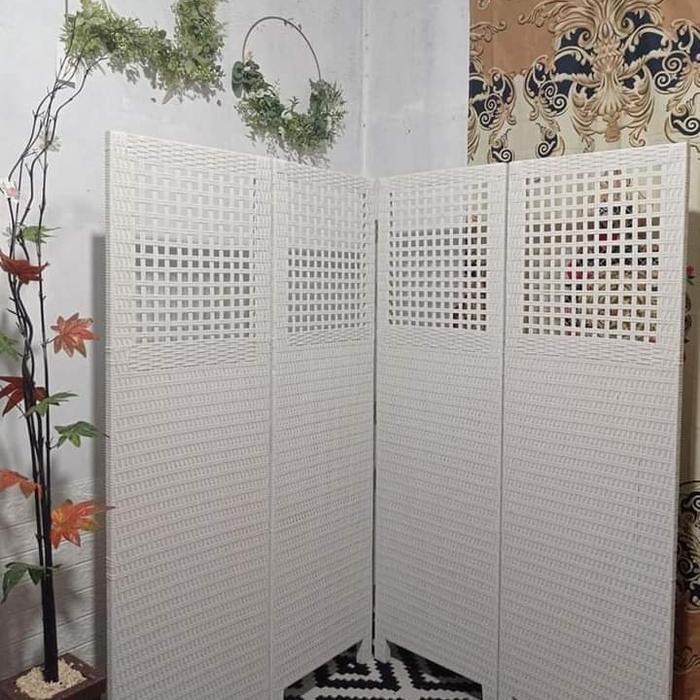 Ready Sketsel Partisi Screen Penyekat Pembatas Ruangan Lipat Portable