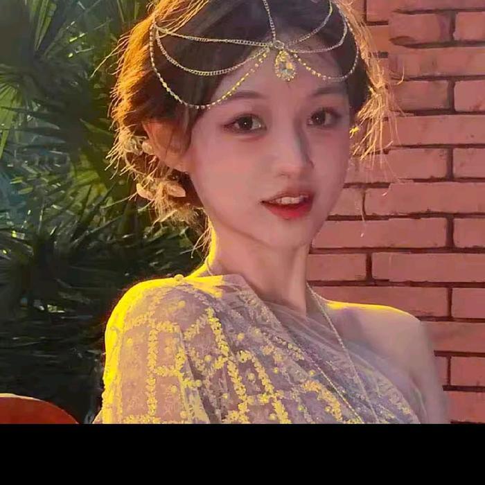 Headchain Headpiece Mahkota Rantai Kepala Rambut India Belly Dance Terpercaya