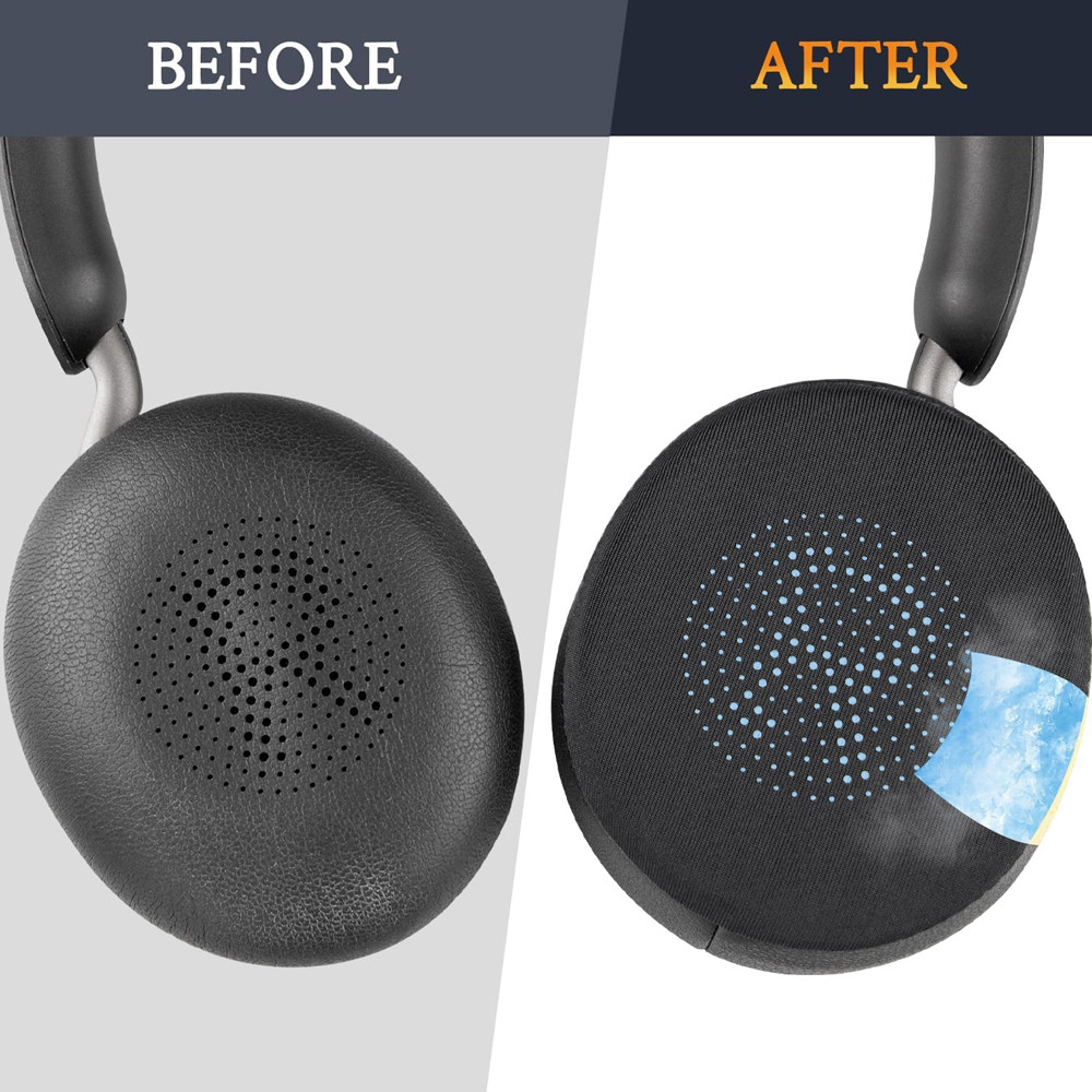 Earpads Compatible Jabra Evolve2 65 (65MS 65UC USB) Evolve2 40 (40UC 40MS USB) Elite 45H Memory foam