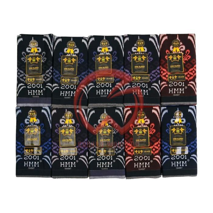 10 Pcs Sarung Samarinda HMM motif Polos Warna Tumpal