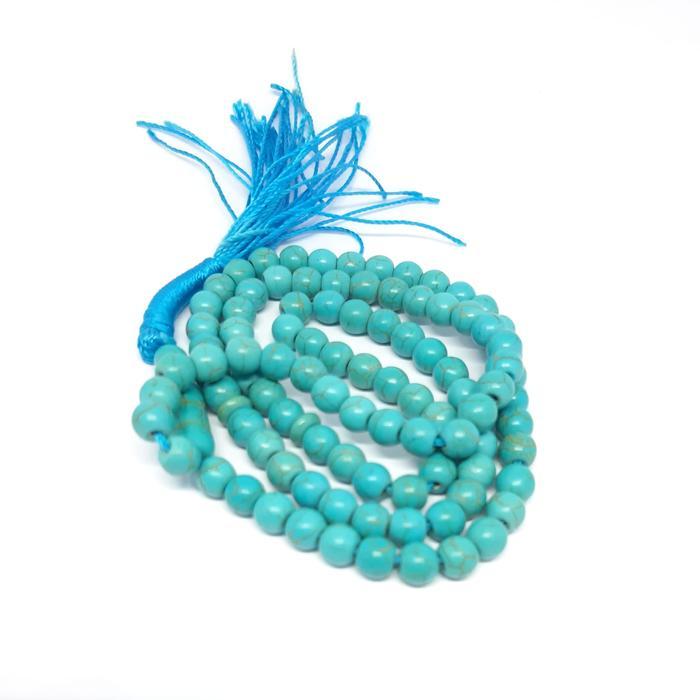 Tasbih Model Batu Pirus Isi 99 Butir. Asli dari Iran