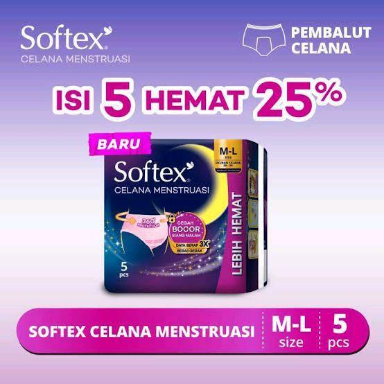 softex celana menstruasi / pembalut celana