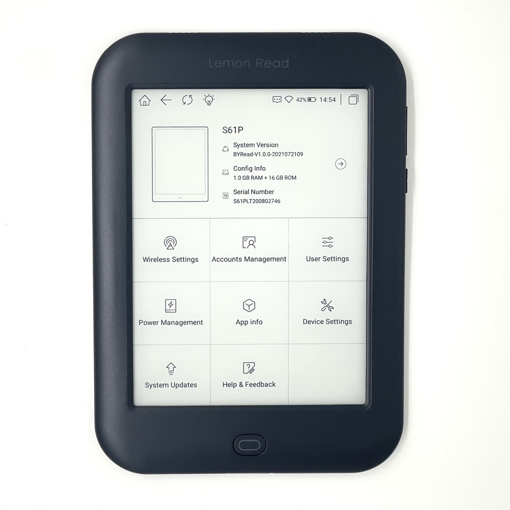 Boyue S61P Android 8.1 LikeBook eReader 16G 212PPI ebook LemonRead M1 kindle kobo E-ink 6inch