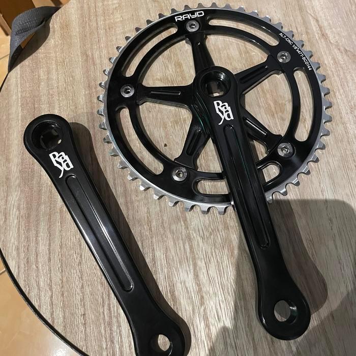 Crank RAYD bcd144 47t 48t fixie track