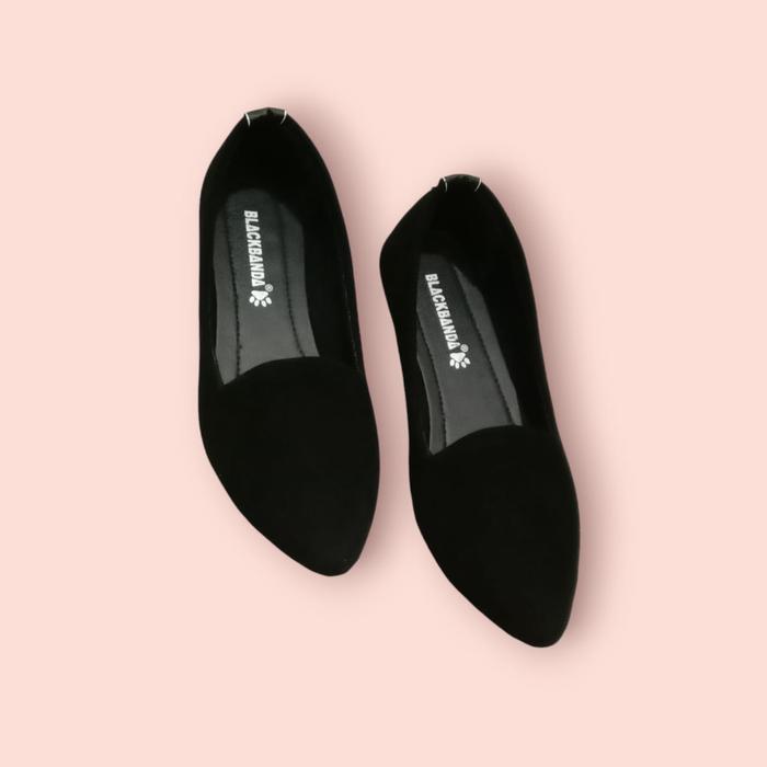 Donatello Store Shoes - Sepatu Flatshoes Wanita Kekinian Terbaru Sepatu Slip On Wanita Model Hitam
