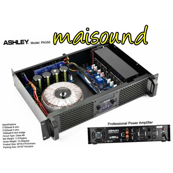 POWER AMPLIFIER ASHLEY PA 350 POWER AMPLI ASHLEY PA350 ORIGINAL