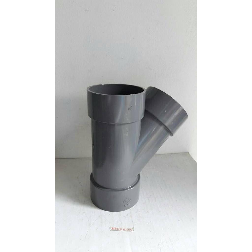 Y 45' RUCIKA 3" / RUCIKA Y 3" / SAMBUNGAN PIPA PVC RUCIKA D