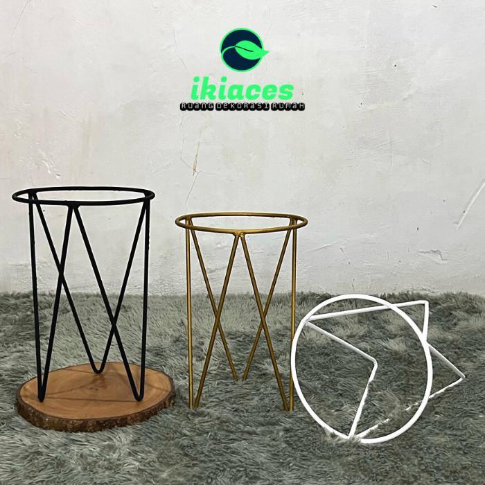 Standing Besi Pot 3 Kaki Wadah Pot Hias Dekorasi Pot Besi Murah Terlaris
