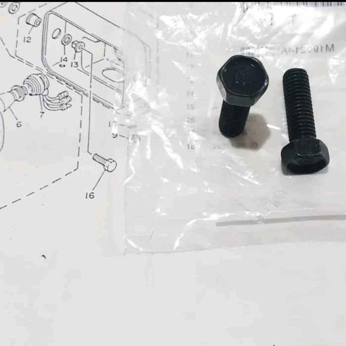 Baut Batok Lampu Depan Rx King Cobra Baut Batok Lampu Rx King Ori Ymha