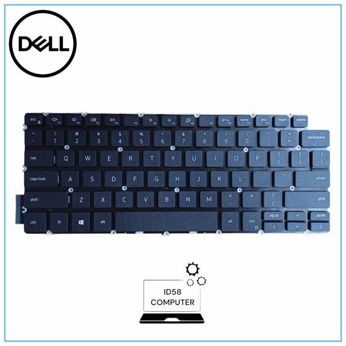 KEYBOARD DELL VOSTRO 14 3000 3401 3410 SILVER / HITAM
