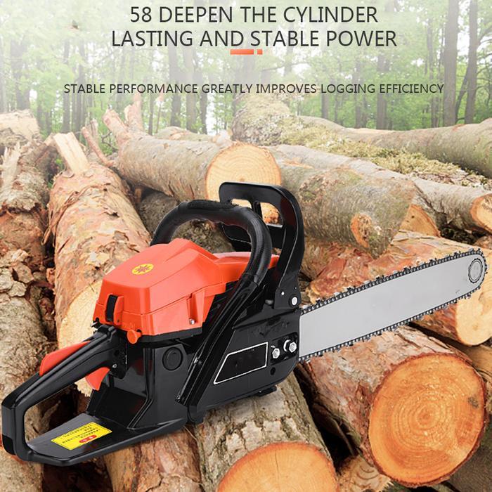 CS-9998 SMALL PORTABLE GASOLINE ELECTRIC CHAIN SAW 7800W HOUSEHOLD MULTIFUNCTIONAL OUTDOOR HANDHELD