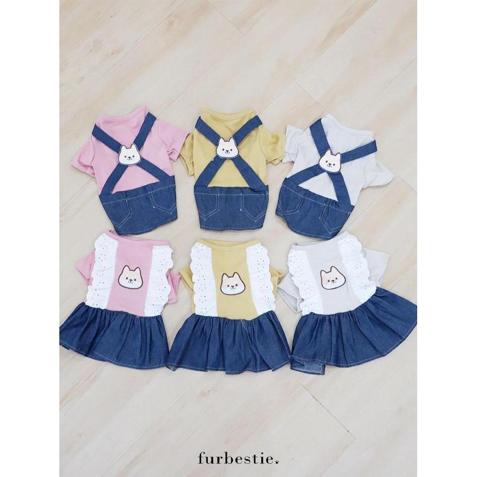 Furbestie by Pomapoo - Baju Kucing dan Baju Anjing Haein Dress & Hyunwoo Overall
