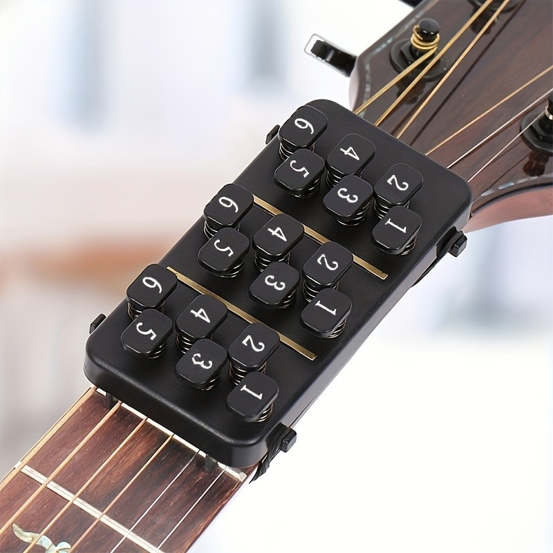 Training Aids Easy Press Kit Guitar Chord Assisted Learning Tool 18 Buttons One Click Guitar Chord