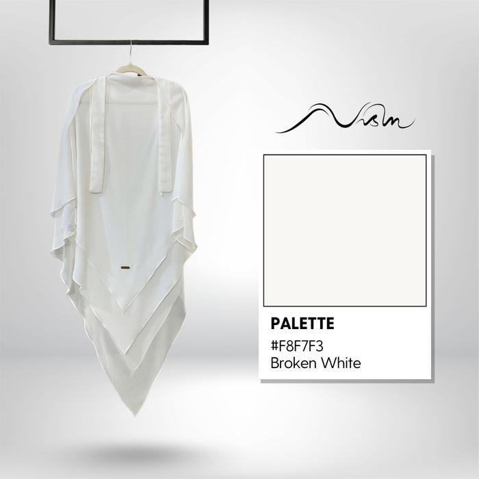 Ashima French Khimar Tudung Bahan Ceruty Babaydoll Luxury By Nisin Hijab