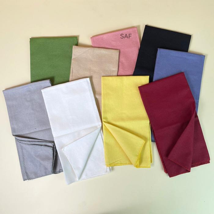 SAF linen napkin plain color - pinggiran di jahit - kain linen warna polos - props photo